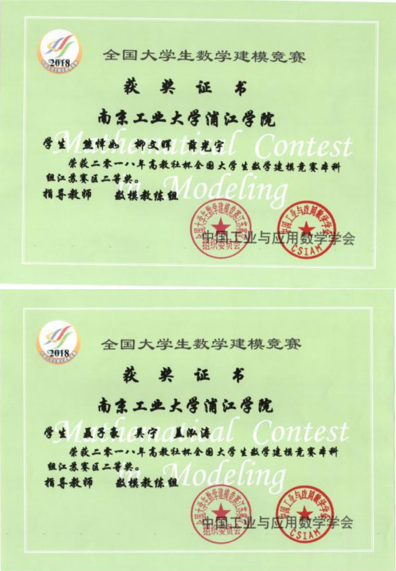 中喜获佳绩